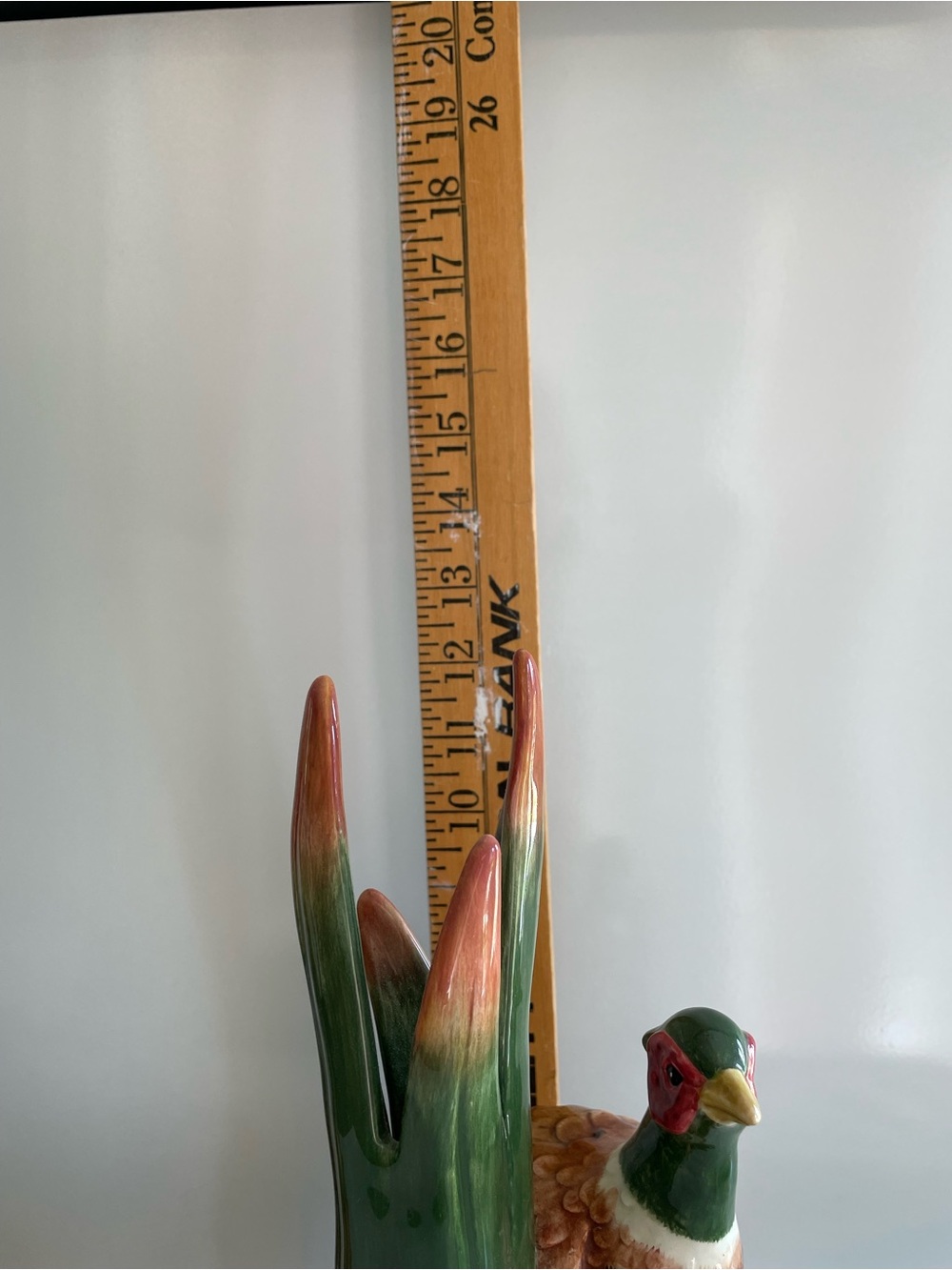 Fitz and Floyd Ceramic Huntington Pheasant pair  warm Autumn colors - Picture 6 of 7